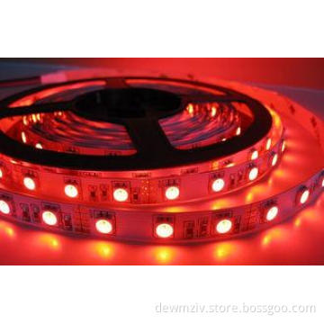 Indoor RGB Flexible Led Strip SMD5050 High Brightness RoHS